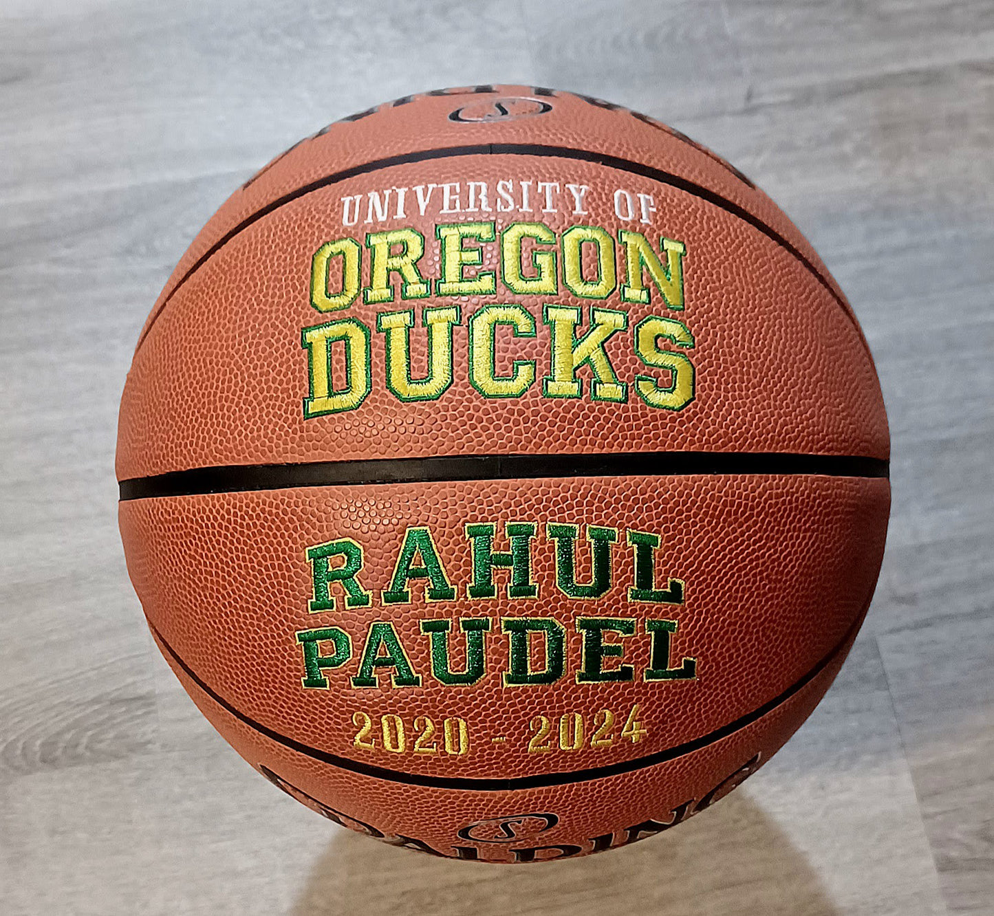 Custom Embroidered Basketball