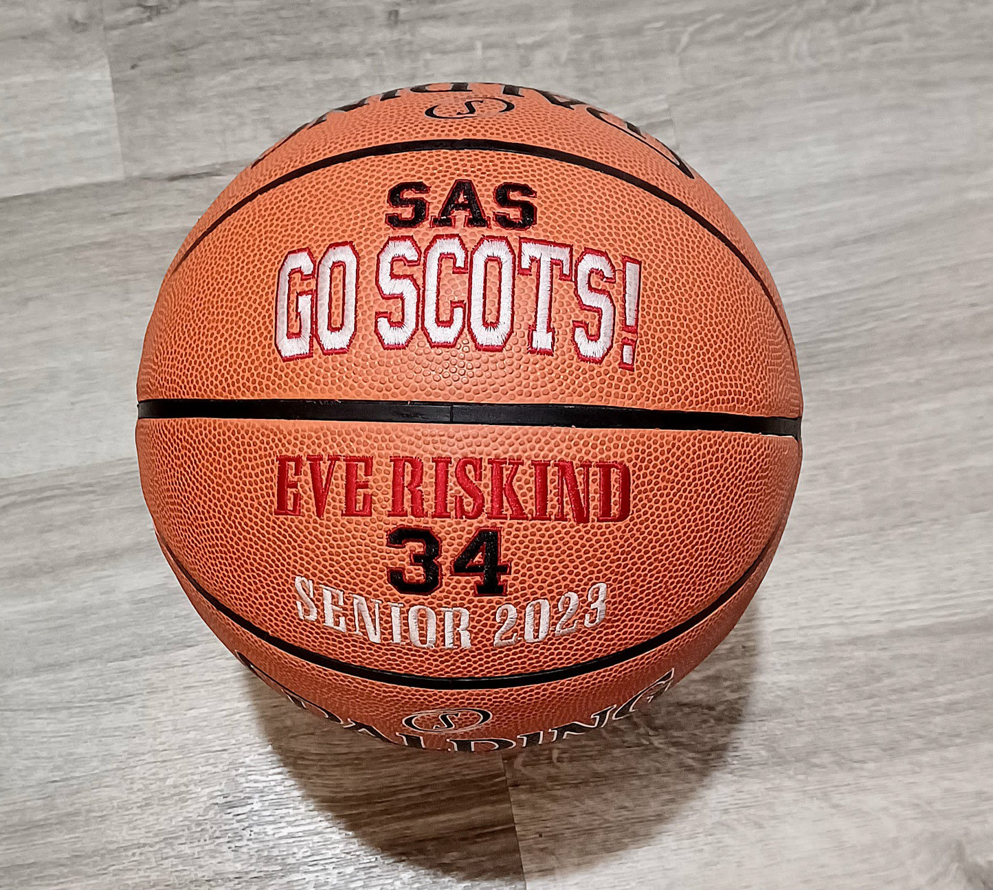 Custom Embroidered Basketball