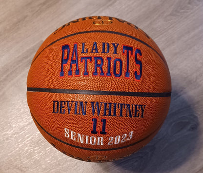 Custom Embroidered Basketball