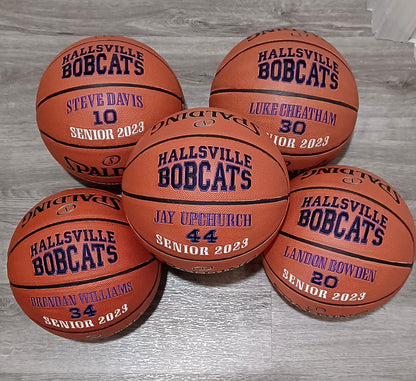 Custom Embroidered Basketball