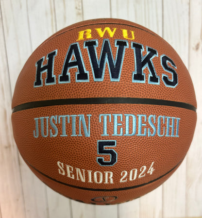 Custom Embroidered Basketball